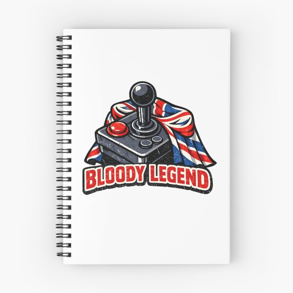Item preview, Bloody Legend Retro Joystick British Gaming Tee, Union Jack 80s Arcade Design, Funny UK designed and sold by OscarArtistry.
