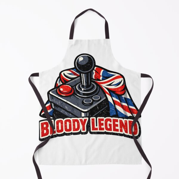 Item preview, Bloody Legend Retro Joystick British Gaming Tee, Union Jack 80s Arcade Design, Funny UK designed and sold by OscarArtistry.