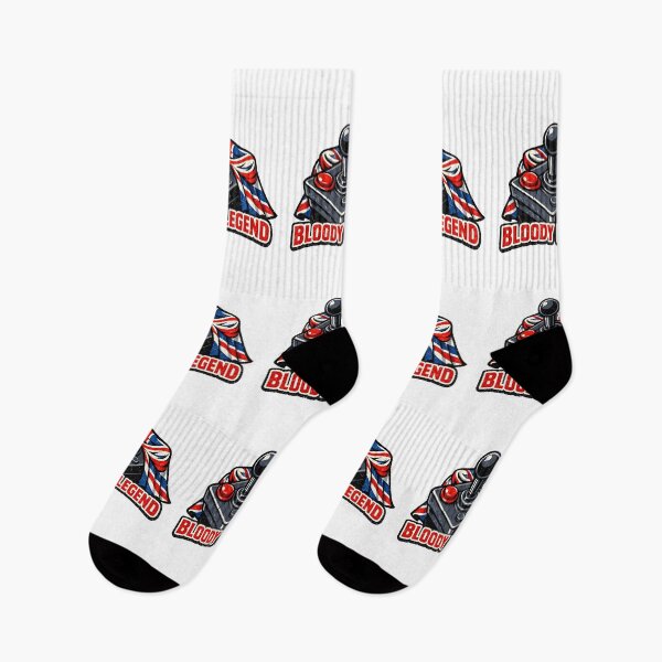 Item preview, Bloody Legend Retro Joystick British Gaming Tee, Union Jack 80s Arcade Design, Funny UK designed and sold by OscarArtistry.