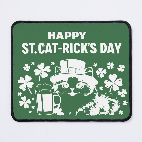 Item preview, Cute Leprechaun Cat Illustration - Saint Patricks Day designed and sold by cimong.