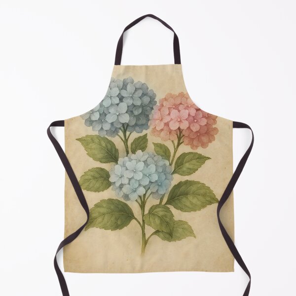 Item preview, Hydrangea Watercolor Trio – Vintage Paper Flower Market designed and sold by EmeraldeaArt.