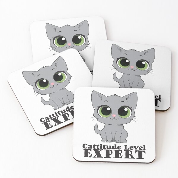 Item preview, Expert Cattitude Level designed and sold by KathyRHuff.