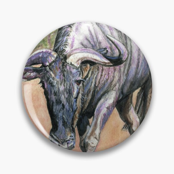 Item preview, Blue Wildebeest or Gnu designed and sold by LymphomaLass.