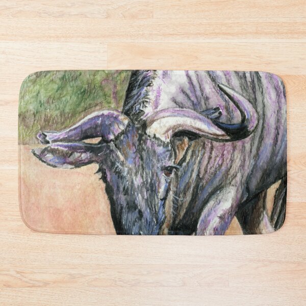 Item preview, Blue Wildebeest or Gnu designed and sold by LymphomaLass.