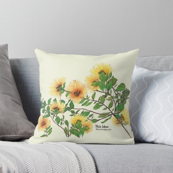 Item preview, Modern Golden Ohia Lehua designed and sold by Handwritten Aloha.