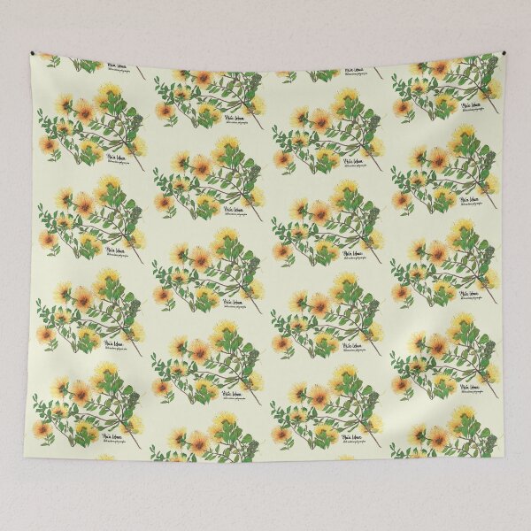 Item preview, Modern Golden Ohia Lehua designed and sold by Handwritten Aloha.