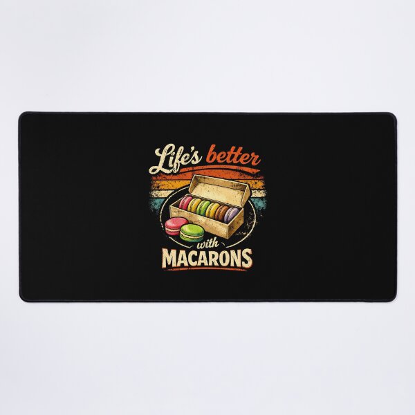 Item preview, Life's better with macarons designed and sold by DemureArtsy.