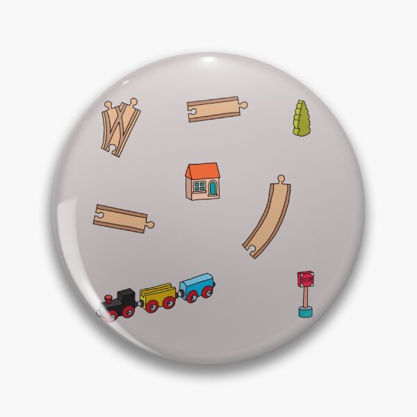 Item preview, Wooden Toy Train Set designed and sold by lalashellsArt.