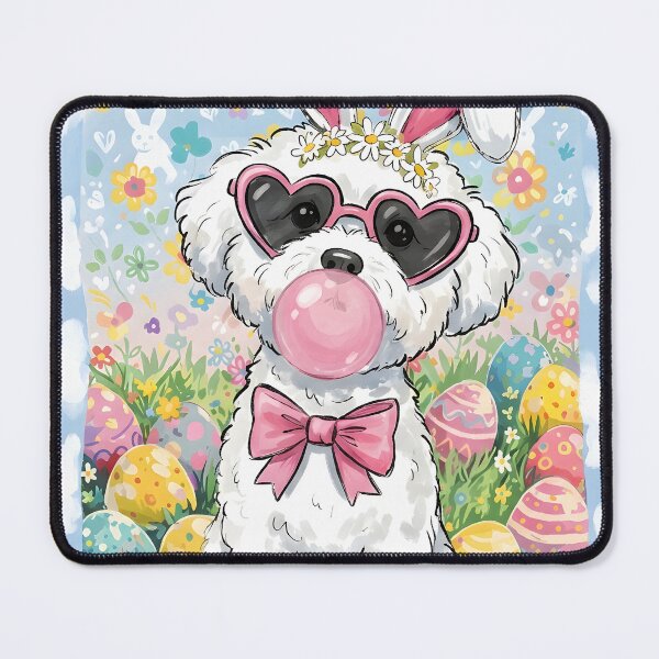 Item preview, Bichon Frise  Easter  Bunny  designed and sold by Bichon Boutique.