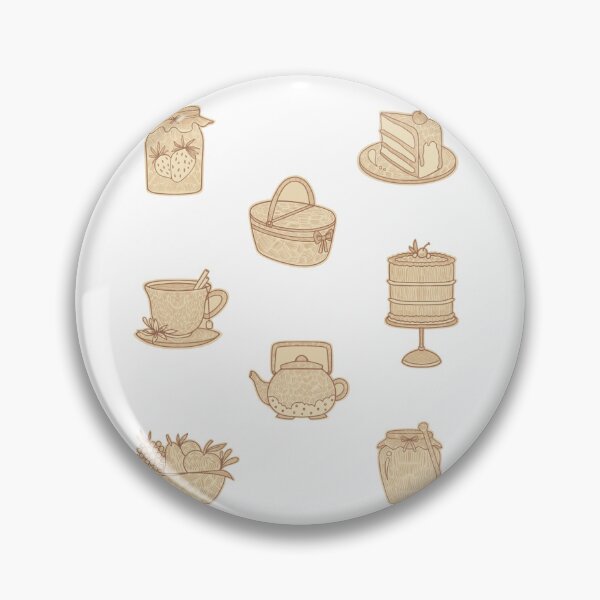Item preview, Cottagecore Beige Sketched Food Kitchen Set designed and sold by zoeyyyrose.