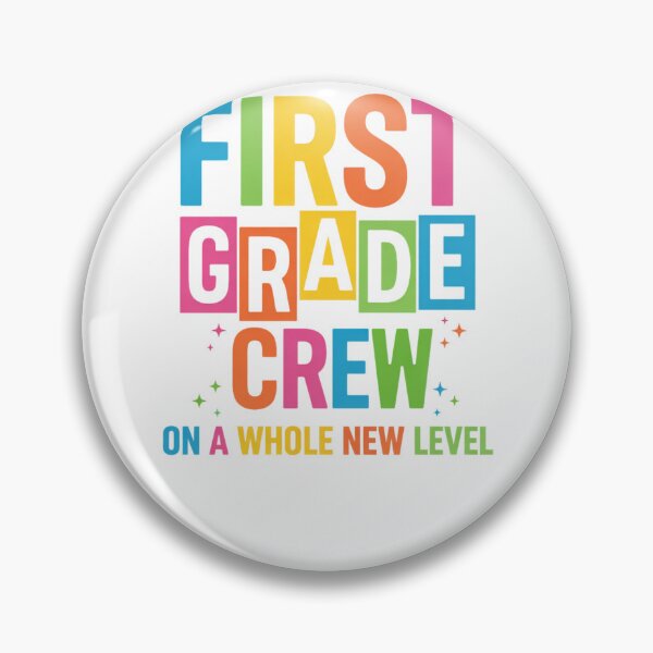 Item preview, Back To School First Grade Crew On A Whole New Level designed and sold by krystalRomanart.