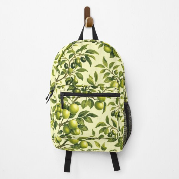Item preview, Olive and Apple Tree on Light Green Background designed and sold by scicilysimonee.