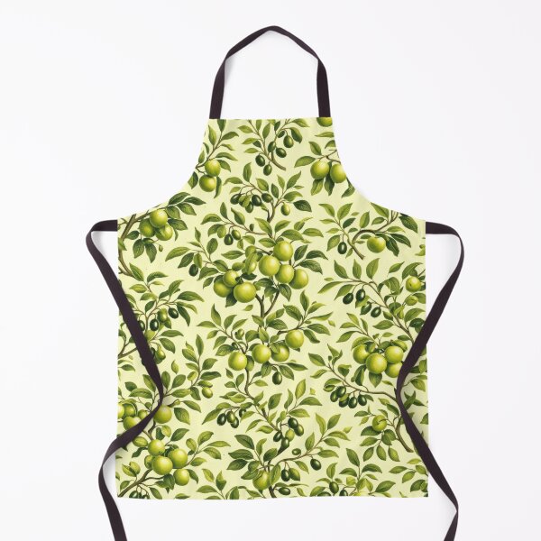 Item preview, Olive and Apple Tree on Light Green Background designed and sold by scicilysimonee.
