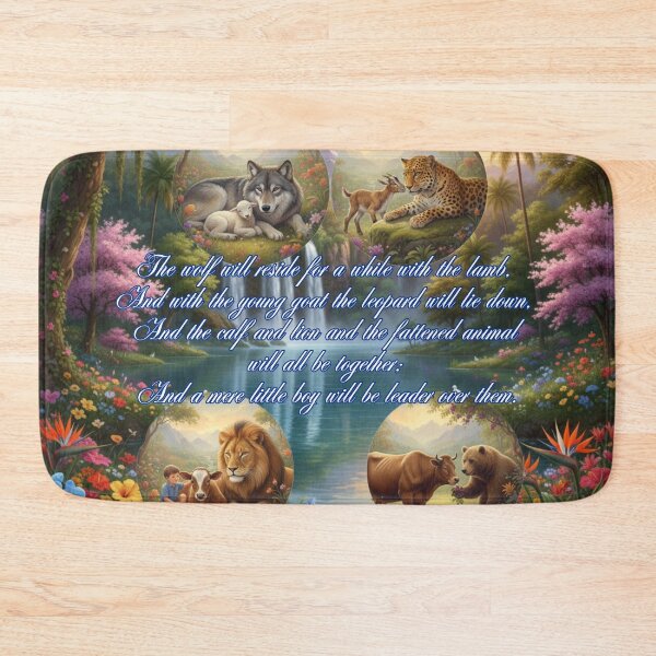Item preview, Vision of a Peaceful Paradise Earth designed and sold by GlobalMerch2030.
