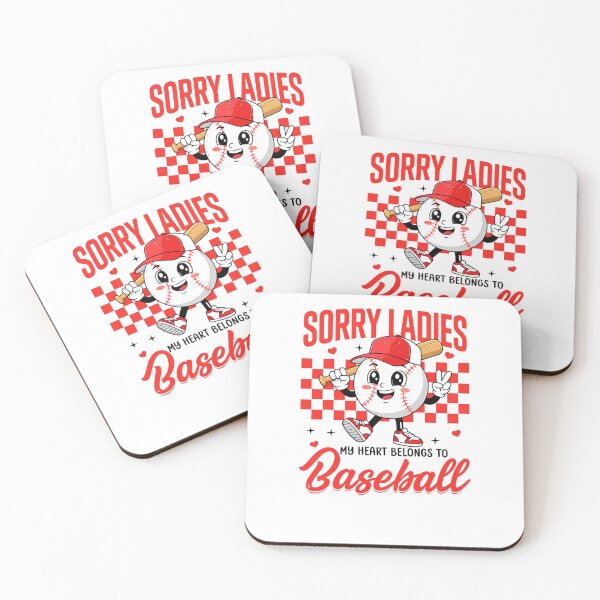 Item preview, Sorry Ladies, My Heart Belongs To Baseball designed and sold by krystalRomanart.