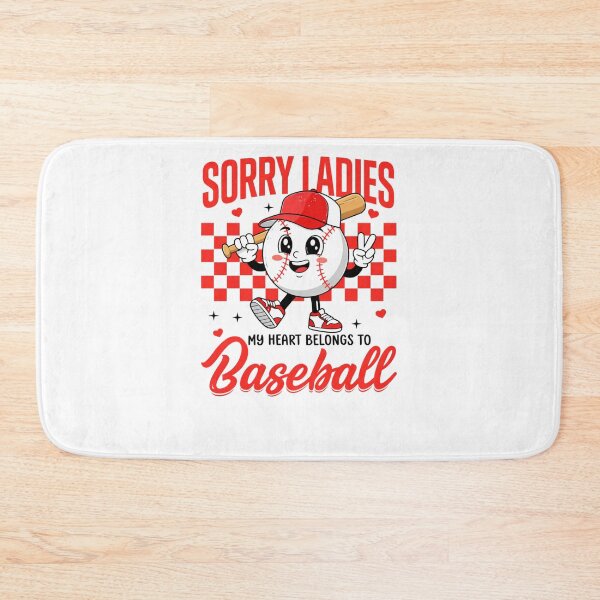 Item preview, Sorry Ladies, My Heart Belongs To Baseball designed and sold by krystalRomanart.
