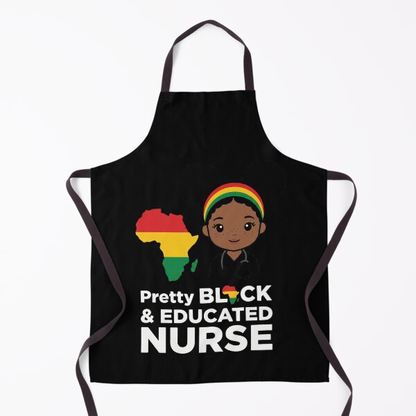 Item preview, Pretty Black & Educated Nurse Black Woman African Heritage Healthcare Professional designed and sold by SofenArt.