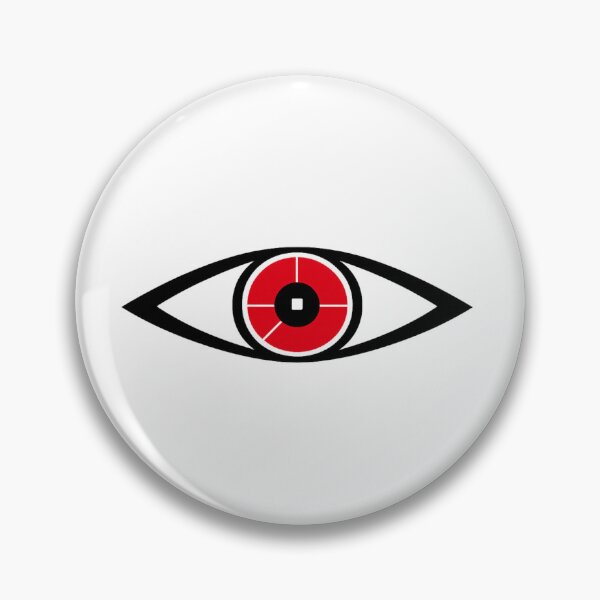 Item preview, Red Segmented Eye Emblem – Modern Streetwear Symbol designed and sold by AD-NOVA!!!.