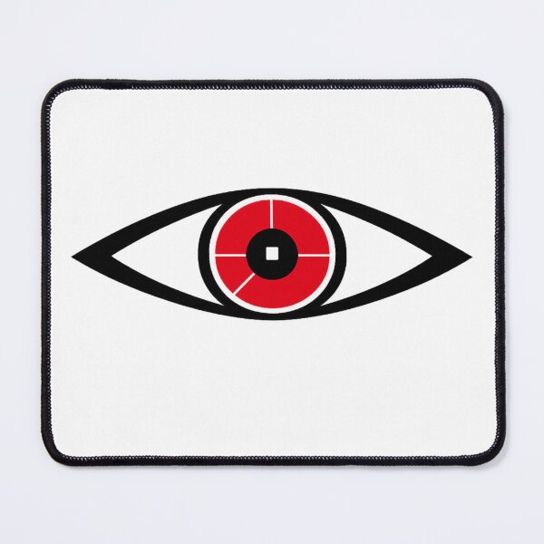Item preview, Red Segmented Eye Emblem – Modern Streetwear Symbol designed and sold by AD-NOVA!!!.
