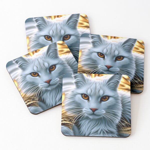 Item preview, Long Haired Blue and Gold Cat designed and sold by KDStout.