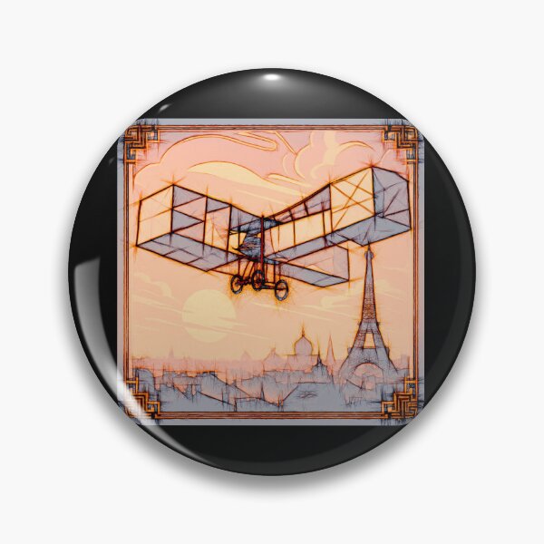 Item preview, Flight Over Belle Époque Paris – Santos Dumont’s 14-bis designed and sold by Helios Be. Lavsh.