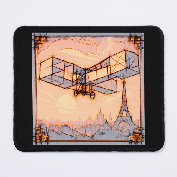 Item preview, Flight Over Belle Époque Paris – Santos Dumont’s 14-bis designed and sold by Helios Be. Lavsh.