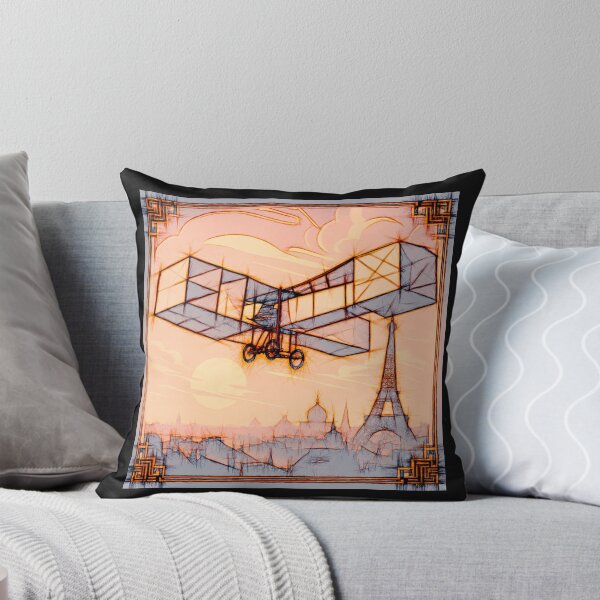 Item preview, Flight Over Belle Époque Paris – Santos Dumont’s 14-bis designed and sold by Helios Be. Lavsh.