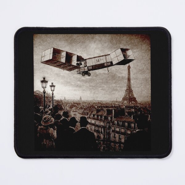 Item preview, Flight Over Belle Époque Paris – Santos Dumont’s 14-bis #1 designed and sold by Helios Be. Lavsh.