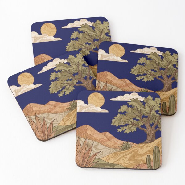 Item preview, Xerophytic Marbled Landscape Earth Colors designed and sold by Ciervo Primavera.