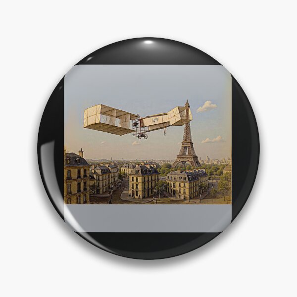 Item preview, Flight Over Belle Époque Paris – Santos Dumont’s 14-bis #2 designed and sold by Helios Be. Lavsh.