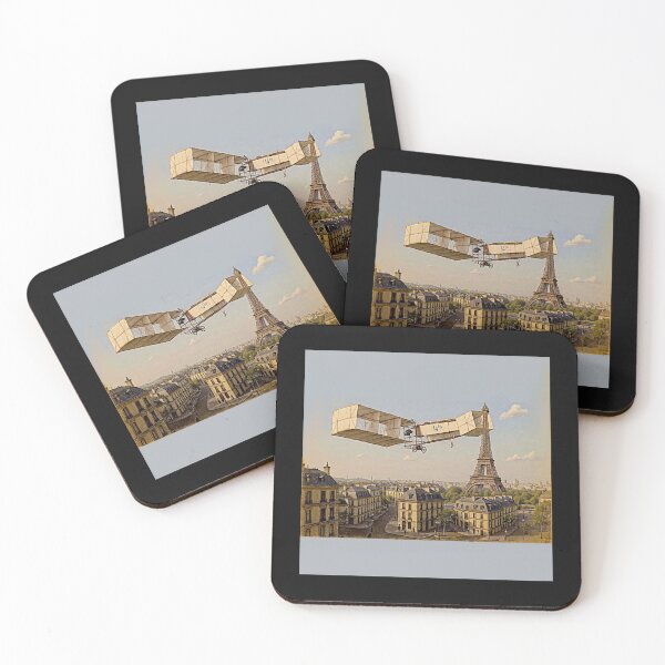 Item preview, Flight Over Belle Époque Paris – Santos Dumont’s 14-bis #2 designed and sold by Helios Be. Lavsh.