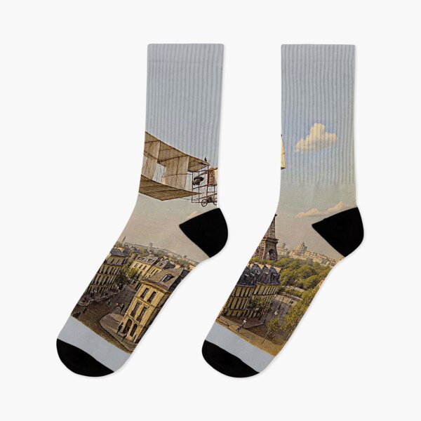 Item preview, Flight Over Belle Époque Paris – Santos Dumont’s 14-bis #2 designed and sold by Helios Be. Lavsh.