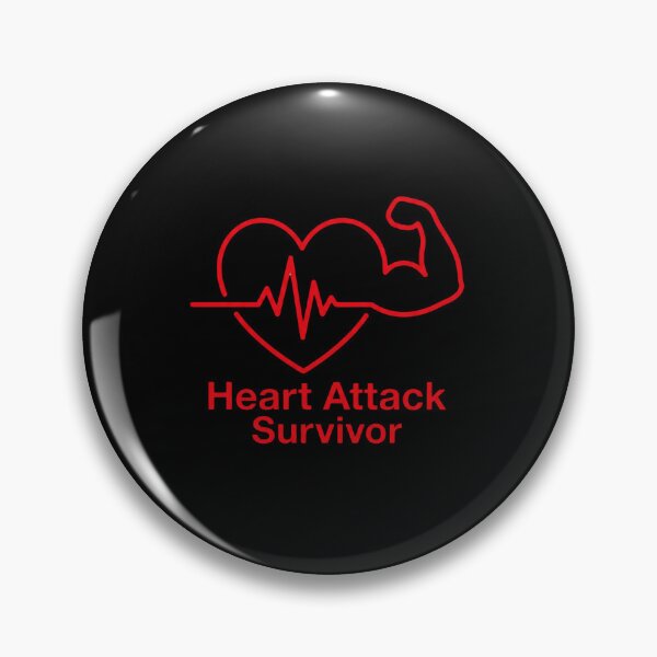 Item preview, Heart Attack Survivor Medical Warrior Resilience designed and sold by SofenArt.