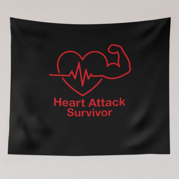 Item preview, Heart Attack Survivor Medical Warrior Resilience designed and sold by SofenArt.