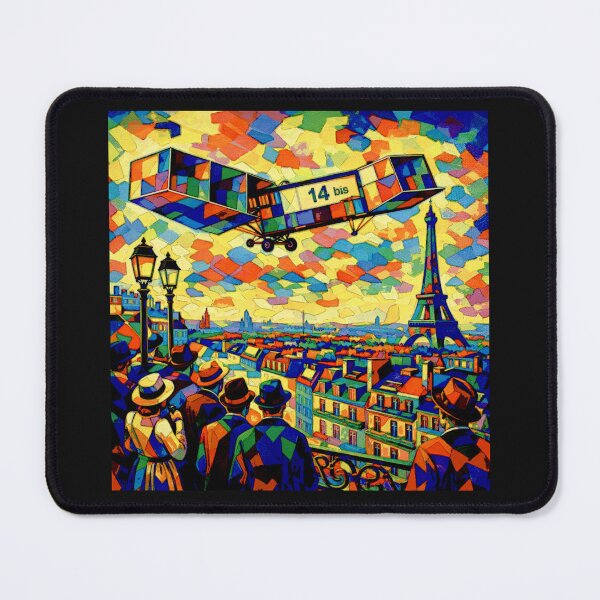 Item preview, Flight Over Belle Époque Paris – Santos Dumont’s 14-bis #3 designed and sold by Helios Be. Lavsh.