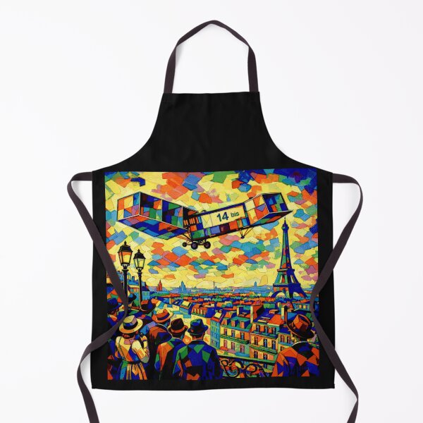 Item preview, Flight Over Belle Époque Paris – Santos Dumont’s 14-bis #3 designed and sold by Helios Be. Lavsh.