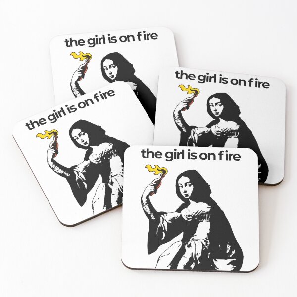 Item preview, The Girl is on Fire designed and sold by Abatt0ir.