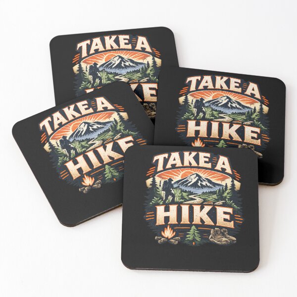 Item preview, Take A Hike Hiker Outdoors Mountains Camping Adventure designed and sold by SofenArt.