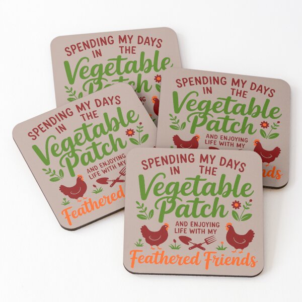 Item preview, Spending My Days In The Vegetable Patch And Enjoying Life With My Feathered Friends designed and sold by TZehrfeldPhotos.