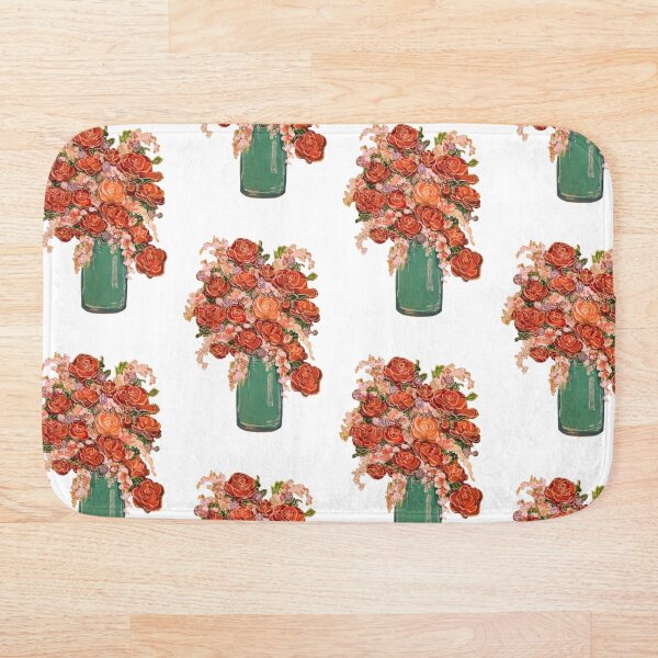 Item preview, Original Art: Painted Flowers and Vase designed and sold by The Painted Topaz.