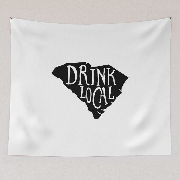 Item preview, Drink Local South Carolina State Outline Craft Beer designed and sold by graf1k.
