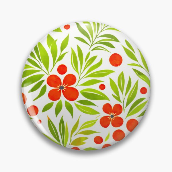 Item preview, Olive Green Bold Floral and Circle Pattern designed and sold by scicilysimonee.