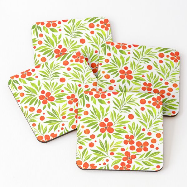 Item preview, Olive Green Bold Floral and Circle Pattern designed and sold by scicilysimonee.
