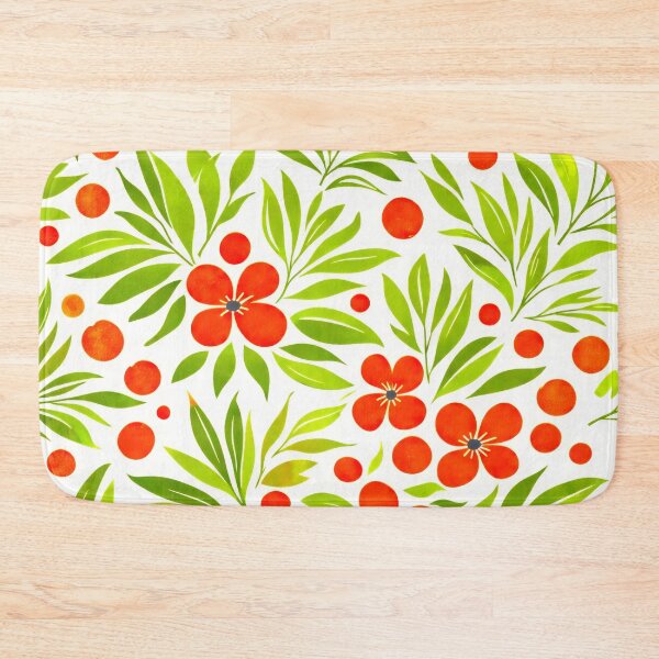 Item preview, Olive Green Bold Floral and Circle Pattern designed and sold by scicilysimonee.