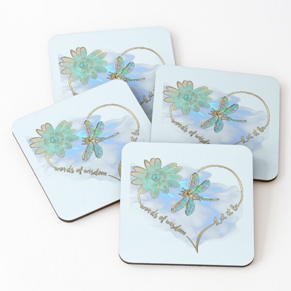 Item preview, Let It Be Dragonfly Glow Special Event Design Peace Graphic designed and sold by PriyaMagic.
