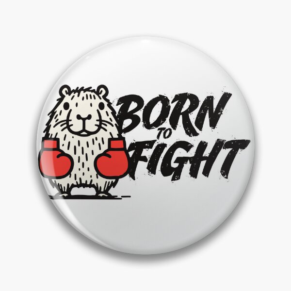 Item preview, capibara born to fight designed and sold by cartoonfighter.