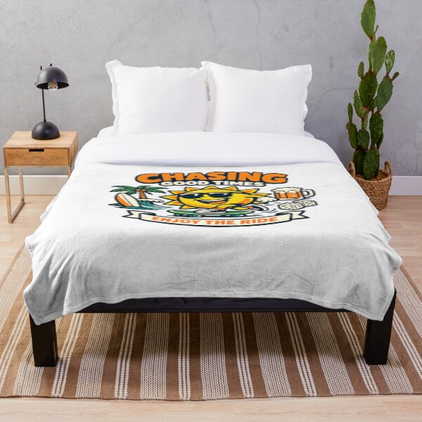 Artikelvorschau, Chasing Good Times Sun Skateboard Cartoon Vector Retro Summer Vibes entworfen und verkauft von Thread-Riot.
