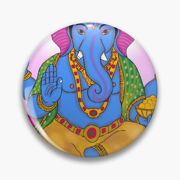 Item preview, Lord Ganesha Divine Drawing – Indian Hindu Cultural Art designed and sold by Harshit_Digital_Arts.