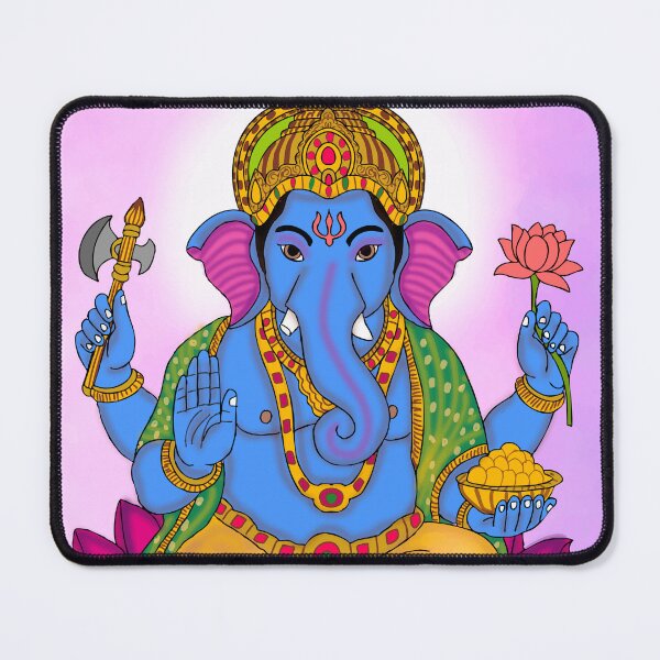 Item preview, Lord Ganesha Divine Drawing – Indian Hindu Cultural Art designed and sold by Harshit_Digital_Arts.