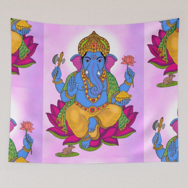 Item preview, Lord Ganesha Divine Drawing – Indian Hindu Cultural Art designed and sold by Harshit_Digital_Arts.
